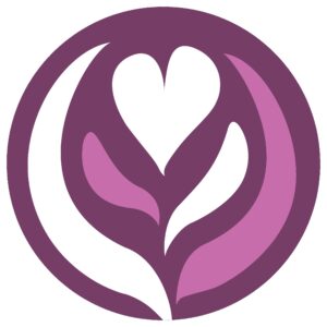 logo do World Latte Art Championship (WLAC), uma tulipa de latte roxa
